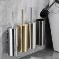 Toilet Brush High Quality Wall Mounted 304 Stainless Steel Cleaning Tools No Drill Bathroom Accessories WB8713. 
