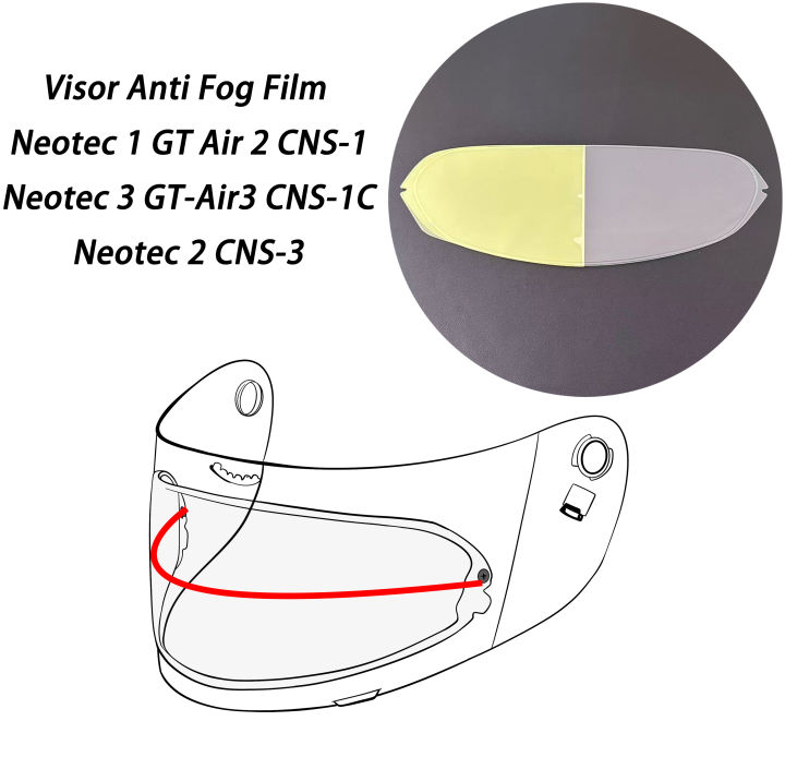 Motorcycle Helmet Visor Insert Anti-Fog Clear For Shoei Neotec 1 2 GT air 2 GT-Air3 Neotec 3