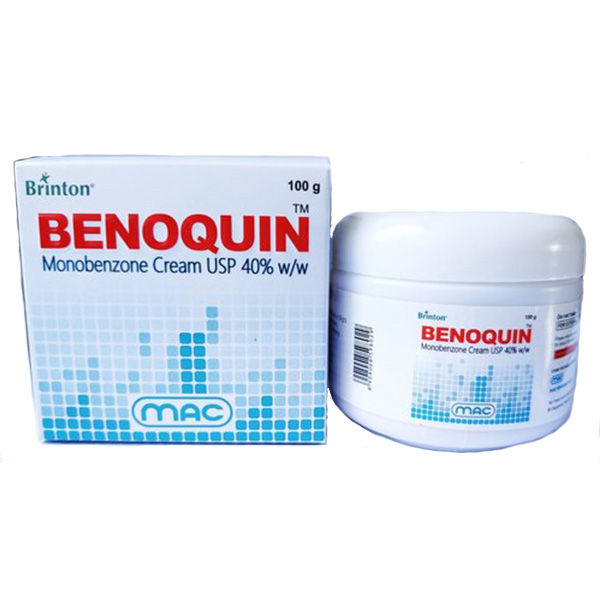 Benoquin Cream for  permanently removing pigment from normal skin
