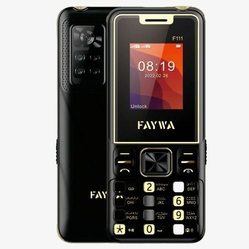 Faywa F111 - 1.8 Inch Display - 3 Sims Standby  - PTA APPROVED - 3000mAH Big Battery - Auto call recording - Wireless FM Radio - Memory card supported - Audio & Video Player - 1 Year brand warranty