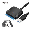 2.5" 3.5" USB 3.0 To Sata 3 Adapter Cable USB3.0 Hard Drive Converter Cable For  Seagate WD 2.5 3.5 inch HDD SSD. 