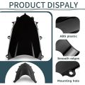 Front Motorcycle Windshield Windscreen for Yamaha YZF R6 2017-2025 R7 2021-2025.