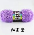 100G Faux Long Fur Mink Plush Coarse Wool Fabric And Crochet Coral Velvet Cotton Yarn For Scarves Sweaters Crochet Knitting Yarn. 