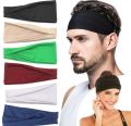 Pack of 1 Wide head band -Elastic cotton lacra head band for Unisex. 