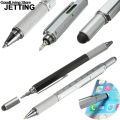 Pen 6 In 1 Multifunctional Touch Screen Pen Mobile Ballpoint Pen With Ruler Screwdriver Tool. 
