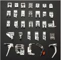 32 Sewing Machine Presser Feet, Multifunctional Kit of Sewing Machine Accessories for Multiple Sewing Machine Models. 