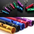 4 Pieces/set of Aluminum Sports Safety Whistle Alloy Small Whistle Keychain Outdoor Survival Camping Emergency. 