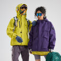 Autumn New Men's Mountaineering Jacket Windproof and Waterproof Fabric Fashion Hip Hop Design Casual Oversize Outdoors Coat. 