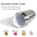 350-750ml Stainless Steel Ceramic Liner Insulated Travel Bottle for Cycling, Tea, Coffee - Durable Thermos for Outdoor Sports. 