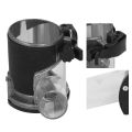 Trimming Machine Base Adjustable Aluminum Alloy Plunge Router Base with Dust Collection Cover. 