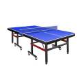 Table Tennis TT Table Standard Size Indoor Ping Pong Table Foldable With Wheels. 