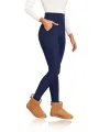 Pockets Thick Winter Warm Leggings Women High Waist Mallas Casual Velvet Warm Leggings Prevent Cold Super Warm Pants. 