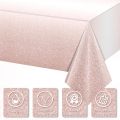 Gradient Pastel Plastic Tablecloth Party Decoration Waterproof Rectangle Table Cover Party Supplies Disposable Table Cloth. 