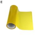 Yellow Car Light Headlight Taillight Tint Vinyl Film Lamp Film Sticker Sheet Color-Changing Smoke Matt Rear Fog Sticker.