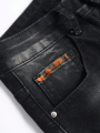 Summer Ripped Shorts Jeans Men Denim Shorts Pants Straight Stretch Casual Cool Thin Knee Length Fashion Brand Daily Trousers. 