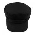 Military Hat Black Hats For Women Ladies Military Flat Top Hat Cap Female Gorras Woman British Style Navy Gray. 