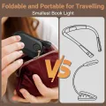 New Book Light USB Rechargeable Portable 3 Color Reading Light Book Lamp for Reading in Bed Book Lover Gifts LED BookLight. 