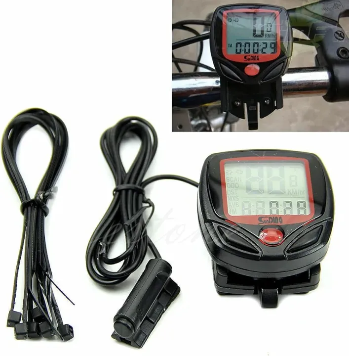 Waterproof Wired Digital Bike Ride Speedometer Counter Bicycle Table ...