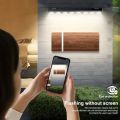 Outdoor LED Solar Wall Light Waterproof Solar Fence Sign Lights Garden Decor Porch Patio Deck Balcony Yard Home Atmosphere Light. 