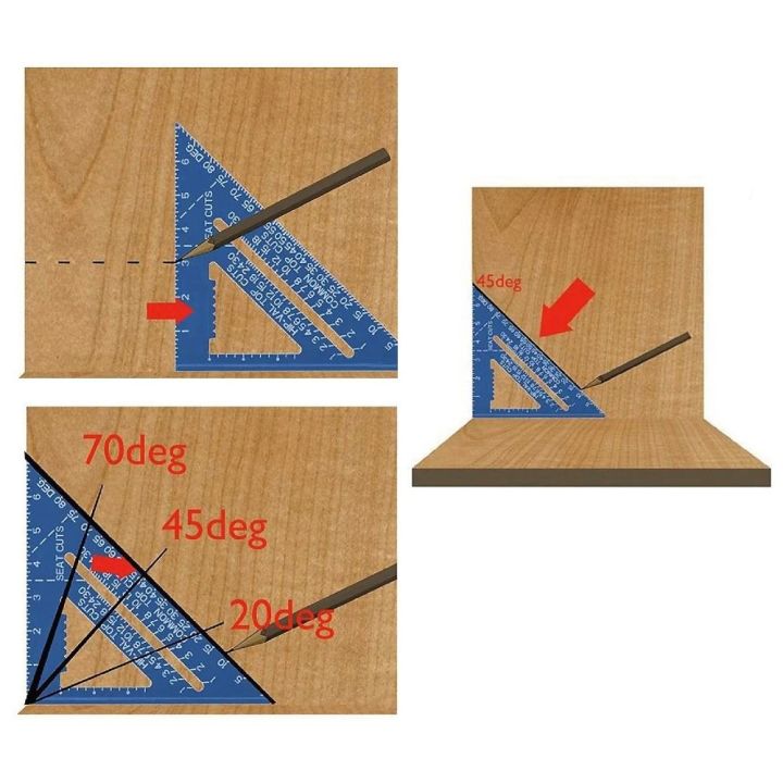 New%207Inch%20Triangle%20Ruler%20Measurement%20Tool%20Aluminium%20Alloy%20Carpenter%20Tools%20Inch%20Metric%20Angle%20Ruler%20Speed%20Square%20Woodworking%20Tools%20-%20Image%202