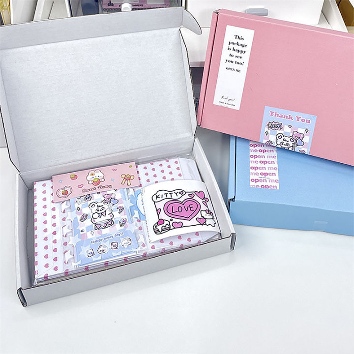 5Pcs Cardboard Corrugated Mailer Box for Packaging Craft Giving ...