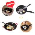 1/12 Dollhouse Simulation Fried Egg Frying Pan Set Dollhouse Miniature Kitchen Decoration Dolls House Accessories.