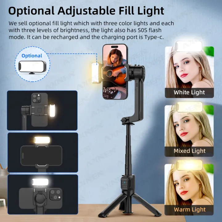 AXNEN%20HQ2-SE%20Smartphone%20Gimbal%20Stabilizer%20Handheld%20Mobile%20Shooting%20Stabilizer%20for%20%20Action%20Cameras%20Android%20iPhone%20Video%20Vlog%20-%20Image%203