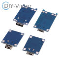 10Pcs TP4056 TC4056 5V Type-C Micro USB 1A 18650 With Protection Charger Lithium Battery Charging Board for Arduino Diy Kit. 