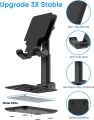 Adjustable Cell Phone Stand, Foldable Phone Holder Tablet Stand for Desk, Angle Height Adjustable Cell Phone Stand universal and foldable phone stand, mobile desktop phone stand adjustable for video calls, portable phone stand, (No Color Choice). 
