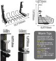 K cable tray organizer, under table cable management, suitable for working computer table, home and office, new installation free under wire table rack.. 
