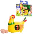Laying hen egg chicken duck early learning toy moving music toy. 