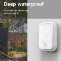 No Battery Waterproof Door Bell RF433 Home Calling Device Long-distance High Volume Self Generating Kinetic Wireless Doorbell.