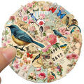 52PCS Creative Retro Old Garbage Paper Graffiti Stickers Handbooks Decoration Luggage Notebooks Helmets Waterproof Stickers. 