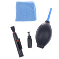 1Set Camera Cleaning Kit Dust Cleaner Lens Clean Brush Pen Wipes Fuliginous Air Blower Kit For Canon Sony Spirit Warm Shoe Lens. 
