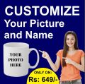 Customized Name And Picture Mug Print. 