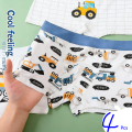 4pcs Children's Underwear for Boys Cotton Cute Dinosaur Shorts Panties Fashion Teenage Breathable Soft Boxers Toddler Underpants.