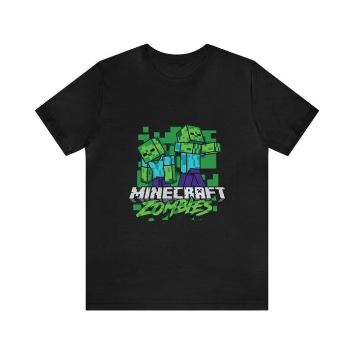 Minecraft Zombie Black T-Shirt