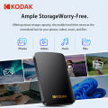 Kodak Portable External Hard Drive HDD P150 5Gbps USB3.0 External Hard Disk 500G 1TB Large-capacity Storage PS4/Xbox/PC.