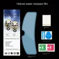 Motorcycle Helmet Waterproof Lens Film, Universal Rain & Fog Protection Film Transparent Lens Sticker Helmet Anti Fog Film Visor. 