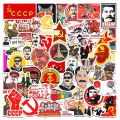 50Pcs Russia Stalin USSR CCCP Stickers Lenin Stalin DIY Stickers Scrapbooking Phone Luggage Skateboard Waterproof Decals.