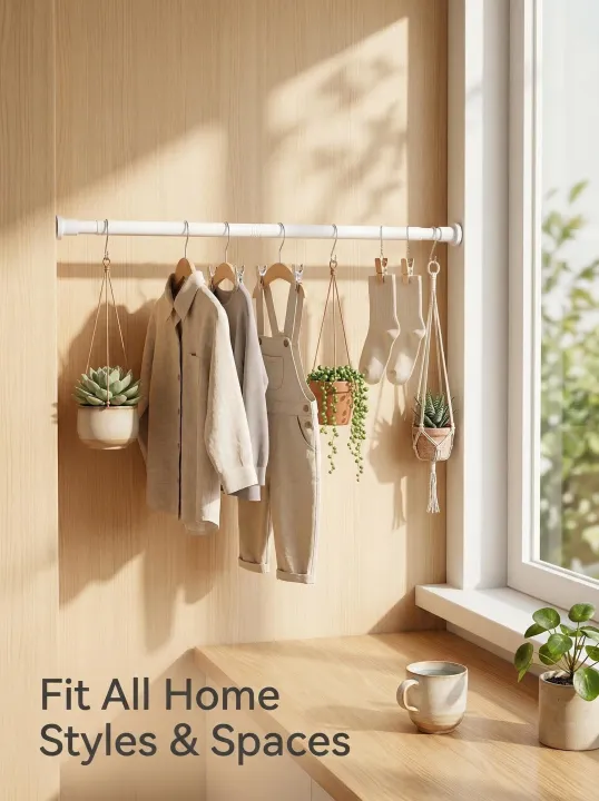 80-240CM%20Adjustable%20Curtain%20Rod%20No%20Drilling%20Telescopic%20Shower%20Curtain%20Pole%20for%20Balcony%20Bathroom%20Wardrobe%20Rod%20Clothes%20Drying%20Rack%20-%20Image%203