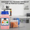 Orange Indicating Silica Gel Beads 3-5mm, Reusable Desiccant Moisture Absorber for 3D Printer Filament & Electronic Devices. 