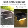 Outdoor Solar Stair Light  Waterproof Garden Step LED Solar Lamp for Yard Railing Fence Pathway Patio Lawn Decoration Lighting. 