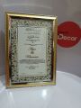 Nikkah Nama Certificate Customize A4 Size with Frame. 