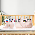 Sensory Cloth Book High Contrast Baby Toys 0M+ Newborn Crib Toys Black and White Animal Cloth Books Montessori Baby Book.