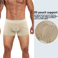 Men Hip Lift Body Shaper Sponge Fake Butt Padded Boxer Briefs Hollow out Breathable Slimming Underwear Body Shaping Enhancement.