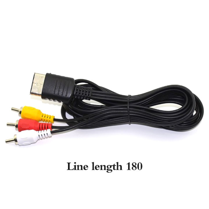 NEW%201.8M%20Composite%20AV%20Audio%20Video%20TV%20Adapter%20Cable%20for%20SEGA%20Dreamcast%20RCA%20Cord%20-%20Image%205