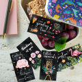60pcs Inspirational Cards Motivational Lunch Box Notes,Chalkboard Message Cards with Quotes,Positive Affirmations Card for Women. 
