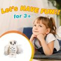 20cm/7.87inch Cute Snowy Owl Stuffed Animal Plush, Brave Boy's AndGirl's Room Owls Plush Decor, Kids s For Children toys.