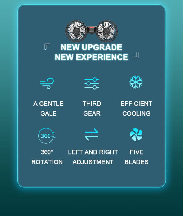 3-speed%20Car%20Seat%20Back%20Cooling%20Fan%20USB%20Charge%20Dual%20Head%20Fan%20360%20Degree%20Rotation%20Neck%20Cooler%20for%20Summer%20Car%20Accessories%20-%20Image%202